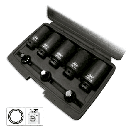 Set De 8 Tubulare Si Capete Xzn 1/2Inch De Impact Jbm