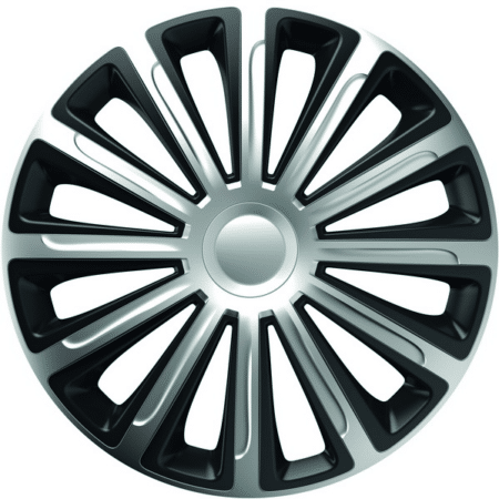 Set Capace Roti 15` Silver&Black Trend