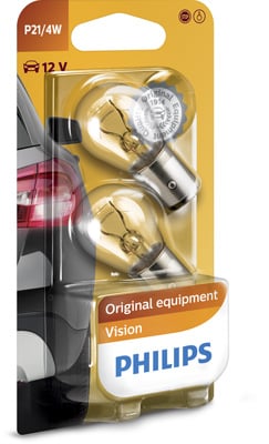 Set 2 Becuri Stop Frana P21/4W 12V (Blister) Philips