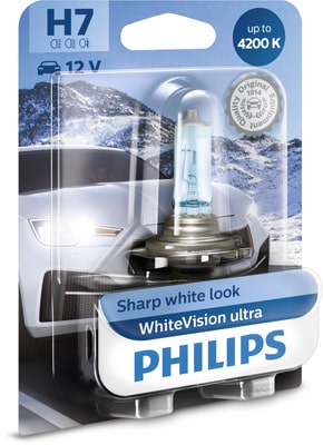 Bec Far H7 55W 12V White Vision Ultra (Blister) Philips