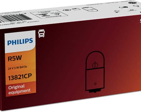 Bec Camion 24V R5W Ba15S Set 10 Buc Philips