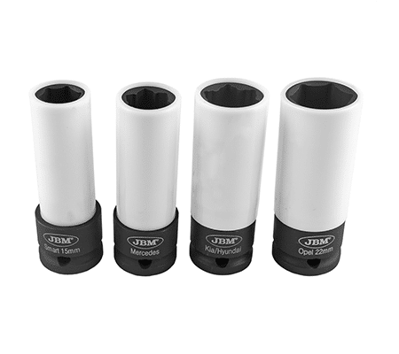 Set 4 Tubulare De Impact Pentru Jante Din Aliaj 1/2 ` Jbm