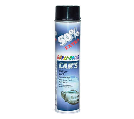 Vopsea Spray Negru Lucios Pentru Jante 600 Ml
