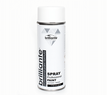 Vopsea Spray Alb Pur Mat (Ral 9010) 400Ml Brilliante