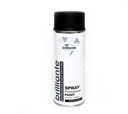 Vopsea Spray Negru Grafit Mat (Ral 9011) 400Ml Brilliante