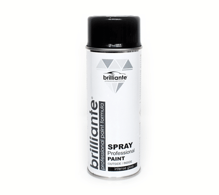 Vopsea Spray Negru Trafic Lucios (Ral 9017) 400Ml Brilliante