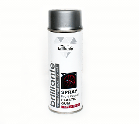 Vopsea Spray Cauciucata (Argintiu) 400Ml Brilliante