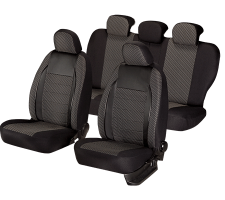 Set Huse Scaun Elegance Negru