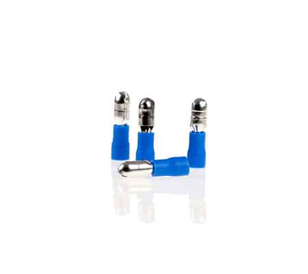 Papuc Electric Auto Izolat Albastru Tip Bila 4.0Mm - Set 10