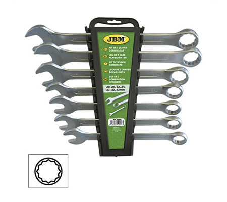 Set De 7 Chei Combinate Jbm
