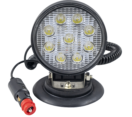 Proiector De Lucru Cu Led. Rotund. Lumina Concentrata. Baza Magnetica Jbm