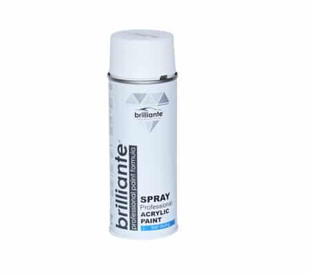 Vopsea Spray Alb Clasic Mat (Ral 9003) 400 Ml Brilliante