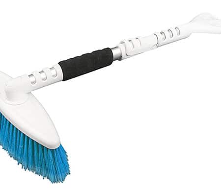 Curatitor Maner Aluminiu Extensibil Cu Racleta Si Perie Rotativa