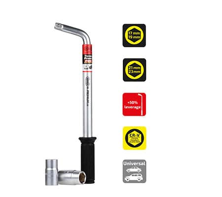 Cheie Pentru Roti Tip L Extensibila 17/19/21/23Mm