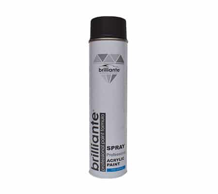 Vopsea Spray Acrilica Negru Mat (Ral 9005) 600 Ml Brilliante