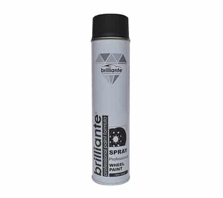 Vopsea Spray Pentru Jante Negru Satin 600 Ml Brilliante