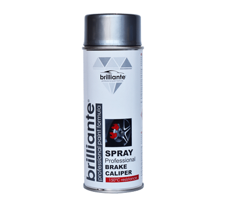 Vopsea Spray Argintiu Pentru Etriere Frane (Ral 9006) 400Ml Brilliante