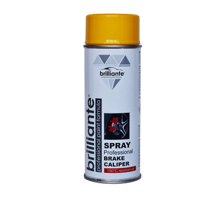 Vopsea Spray Galben Pentru Etriere Frane (Ral 1023) 400Ml Brilliante