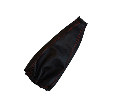 Husa Schimbator Viteze Piele Neagra, Cusatura Rosie