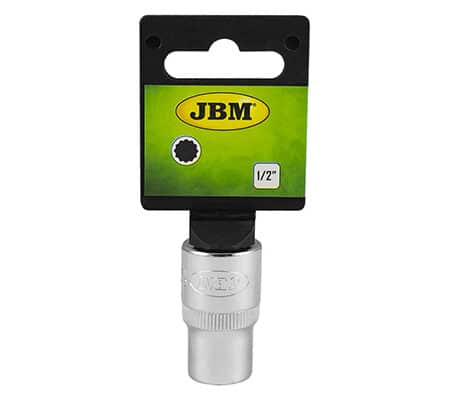 Tubulara Cromata Bihexagonala Scurta - Xzn 1/2 12Mm Jbm