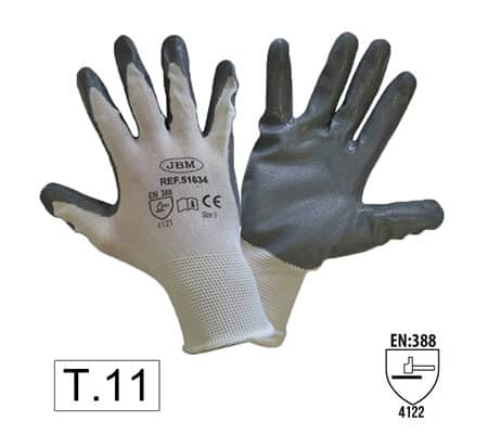 Manusi De Lucru Cu Palma Intarita De Nitril T11 Jbm