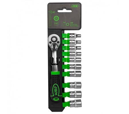 Clichet Cu 72 Dinti 1/4` Cu Set Tubulare Hex. Jbm