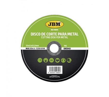Disc De Taiere Debitare In Metal 125 X 2.5 Mm T42 Jbm