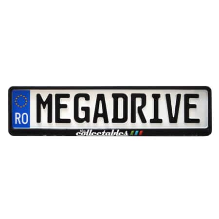 Suport Numar Inmatriculare Mega Drive Personalizat Doming Print 1 Buc
