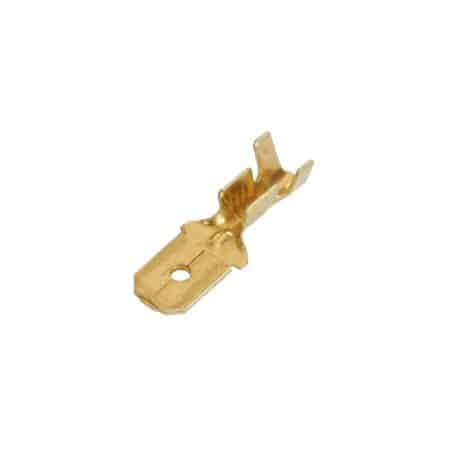 Set 100 Papuci Electrici Terminali Neizolati Tata 6.3X0.8Mm