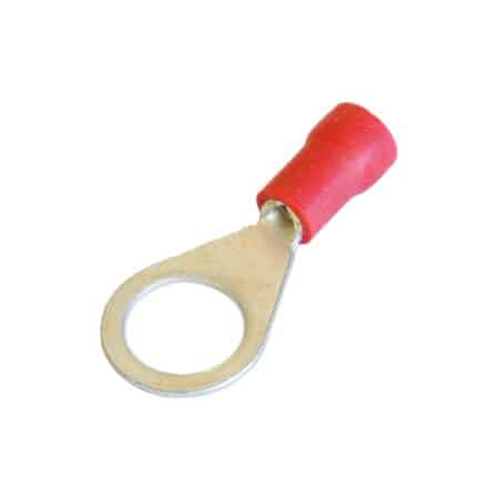 Set 100 Papuci Electrici Terminali Tip Inel Izolati 8.4Mm