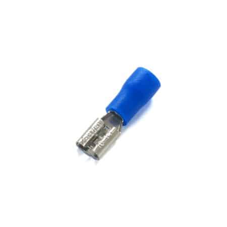Set 100 Papuci Electrici Terminali Izolati Albastri Mama 4.7X0.8Mm