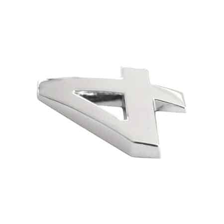 Ornament Auto 3D. Cifra 4. 26 Mm. Cromat