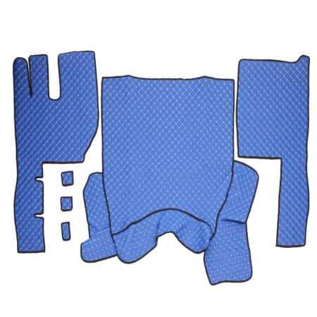 Set Covorase Piele Ecologica Truck Umbrella Pentru Volvo Fh12 Euro 5 Automat, Albastru