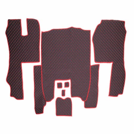 Set Covorase Piele Ecologica Truck Umbrella Pentru Scania Seria R 400-440, Negru