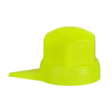 Set 10 Bucati Capac Plastic Pentru Prezon Roata Cu Indicator 32 Mm Neon Galben 41 Mm