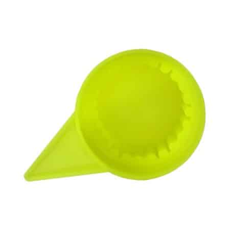 Set 10 Bucati Capac Plastic Pentru Prezon Roata Cu Indicator 32 Mm Neon Galben 54.5 Mm