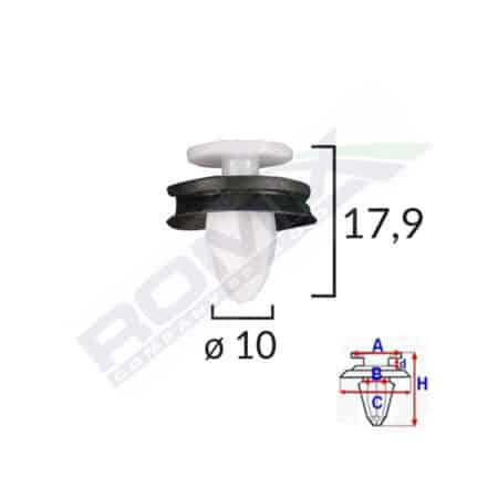 Clips Tapiterie Peugeot 407/408 Set 10 Buc