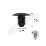 Clips Tapiterie Pentru Grup Vag 9X15Mm - Negru Set 10 Buc 1 34316.jpg