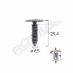 Clips Tapiterie Pentru Gm 6.5X29.4Mm - Negru Set 10 Buc 1 34327.jpg