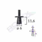 Clips Fixare Pentru Alfa Romeo/Fiat Mercedes Opel - Negru Set 25 Buc 1 34406.jpg