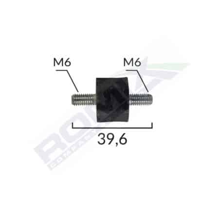 Tampon Cauciuc Pentru Vw, Seat, Ford M6X39.6Mm Set 5Buc