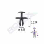 Clips Fixare Pentru Citroen/Peugeot 6.5X13.9Mm - Negru Set 10 Buc 1 34488.jpg
