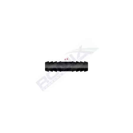 Conector Liniar Furtun Conducte Universal 8Mm - Negru Set 5 Buc