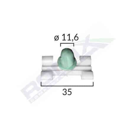 Element Fixare Bandouri Laterale Pentru Bmw 3 E46 Set 10 Buc