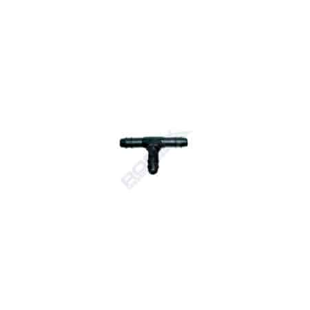 Conector Teu Furtun Conducte 4.9Mm - Negru Set 10 Buc