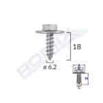 Surub Fixare Elemente Motor Pentru Toyota 6.2X18Mm Set 10 Buc 1 34616.jpg