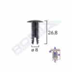 Clips Tapiterie Pentru Fiat/Lancia/Alfa Romeo - Negru Set 10 Buc 1 34623.jpg