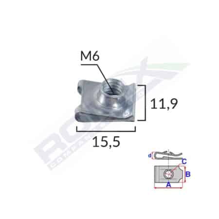 Clips Metalic Fixare Universal Set 10 Buc