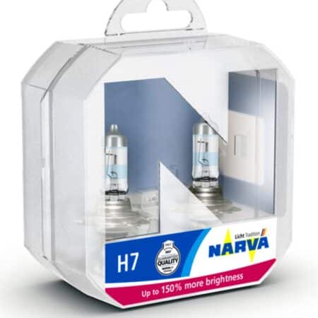 Set 2 Becuri Far H7 55W 12V Range Power 150 Narva