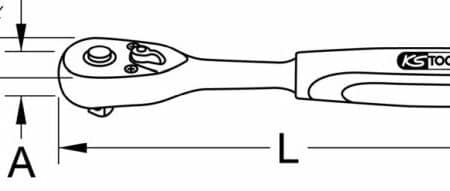 Clichet Cu Schimbare De Directie 1/2 Monster, 100 De Dinti 275Mm